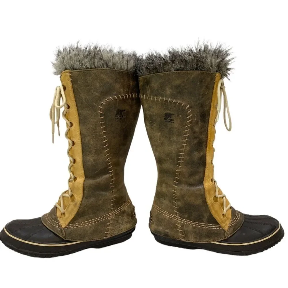 Sorel Cate The Great Curry Biscotti Winter Boot - Picture 3 of 13